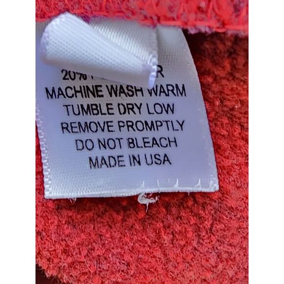 Neema California Chloe Red Purple Crop Pullover Sweatshirt M Tie-Dye Sun Washed - Picture 10 of 14